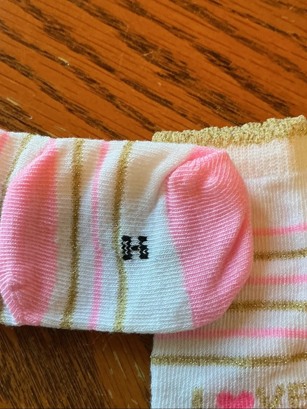 Baby Girls Pink and White Bow Sock Pack - 5 Pairs size 0-6 months